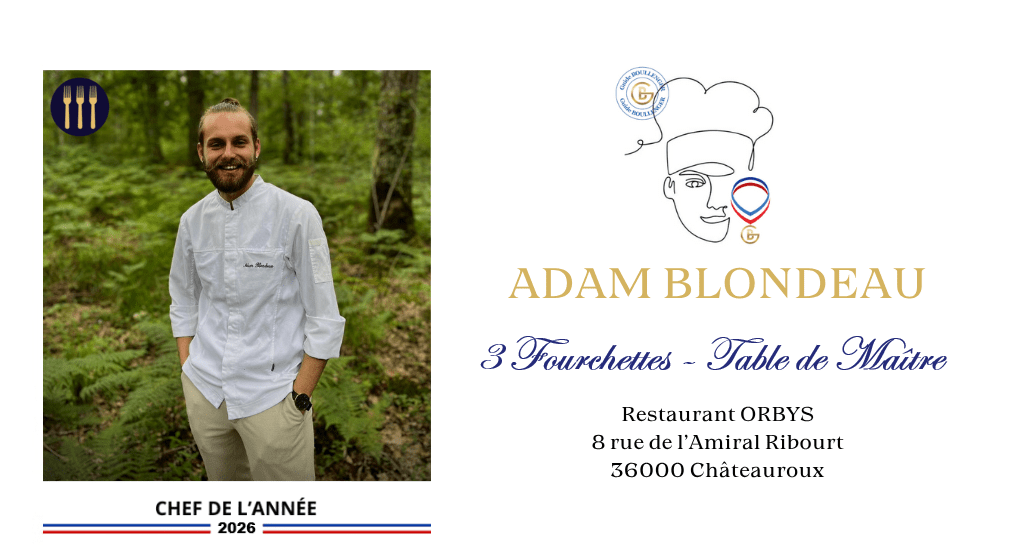 Guide BOULLENGER - Chef de l'année 2025