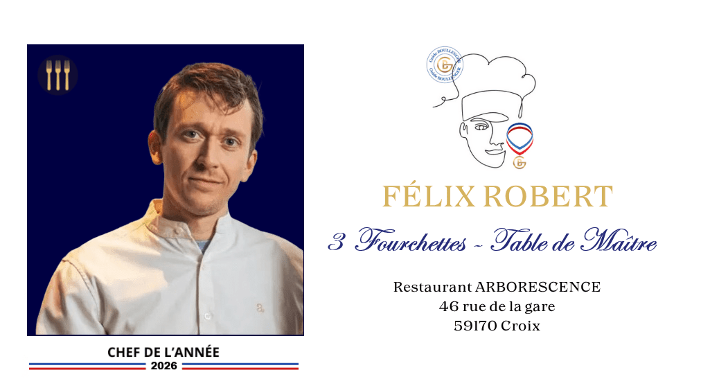 Guide BOULLENGER - Chef de l'année 2025