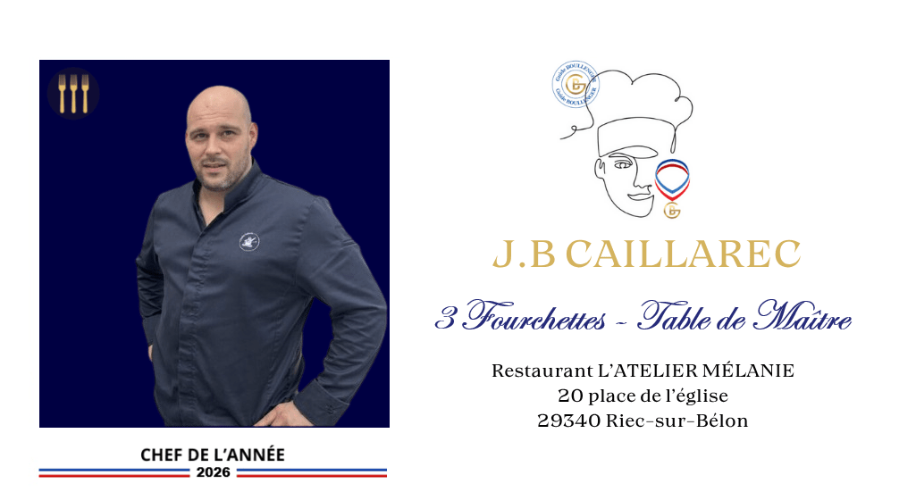Guide BOULLENGER - Chef de l'année 2025