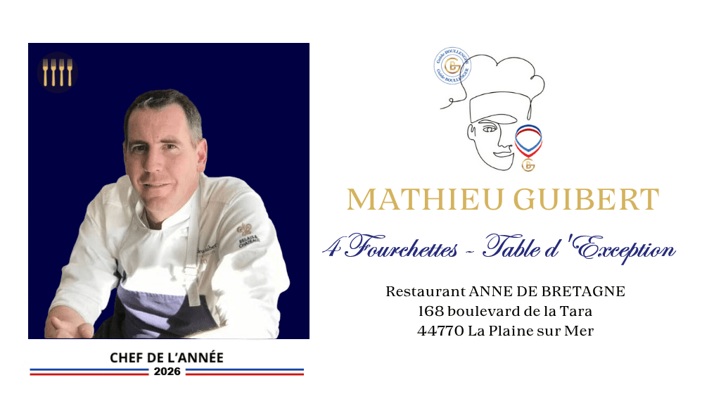 Guide BOULLENGER - Chef de l'année 2025