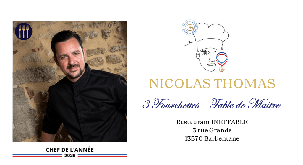 Guide BOULLENGER - Chef de l'année 2025