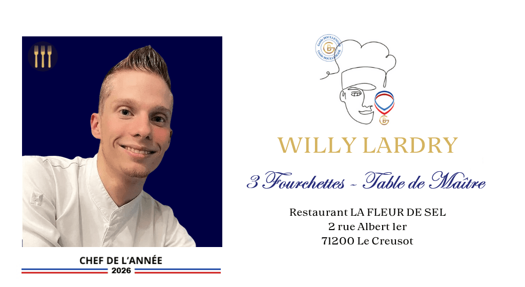 Guide BOULLENGER - Chef de l'année 2025