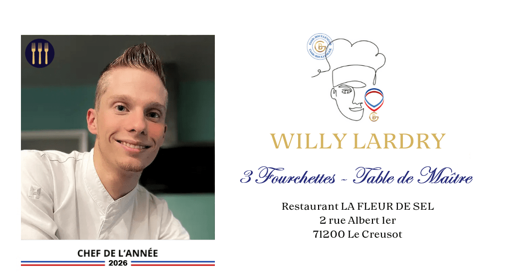 Guide BOULLENGER - Chef de l'année 2025