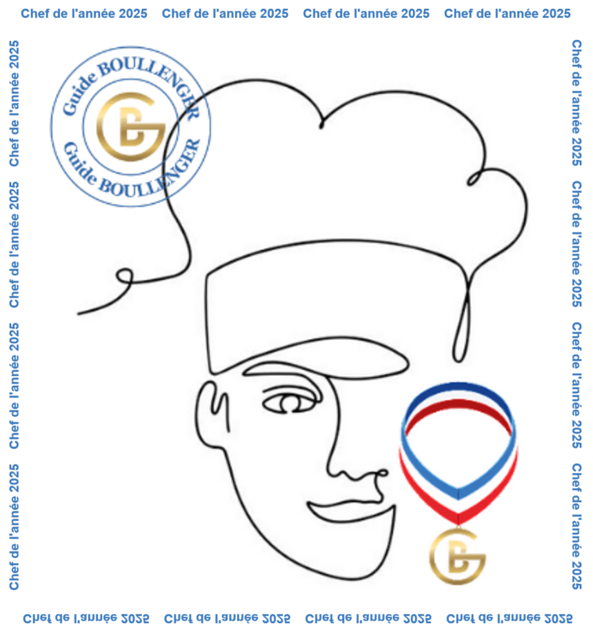Logo Chef de l'année - Guide BOULLENGER